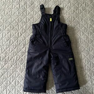 Navy toddler snowsuit